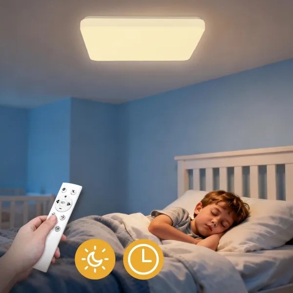 Brilagi - Plafonieră LED dimabilă MILKY WAY LED/24W/230V 3000-6500K + telecomandă