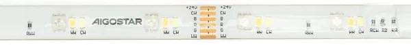 Bandă LED RGBW Aigostar 5m MESH LED/24W/230V 2700-6500K + telecomandă