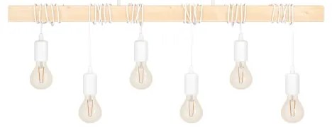 Eglo 43705 - Lustră suspendată pe cablu TOWNSHEND 6xE27/60W/230V