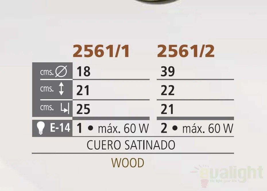 Aplica de perete LUX Ester 2561/1 Bejorama