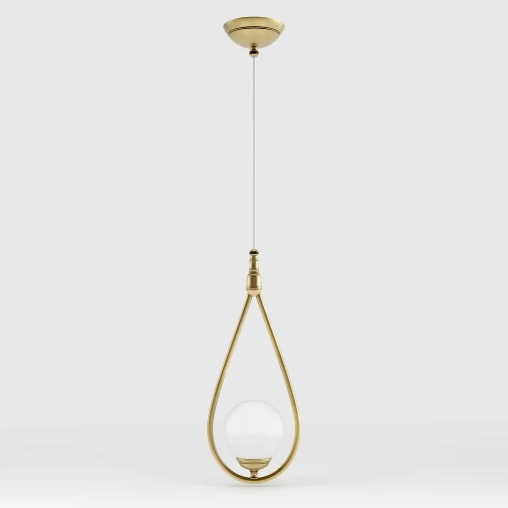 Pendul din alama in forma de lacrima Iside