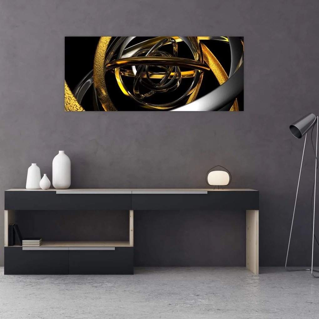 Tabloucu abstracție modernă (120x50 cm)