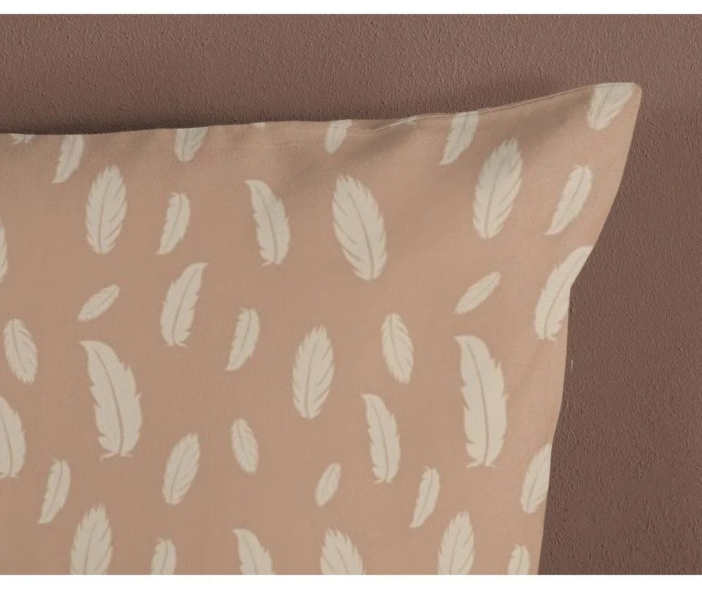 Lenjerie de pat pentru copii maro-bej din bumbac pentru pat de o persoană 140x200 cm Hay – Good Morning