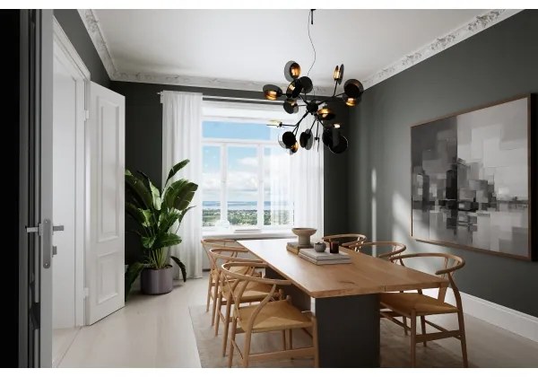 Lustră pe cablu ByRydens 4202080-4002 TURNO 18xG9/4W/230V