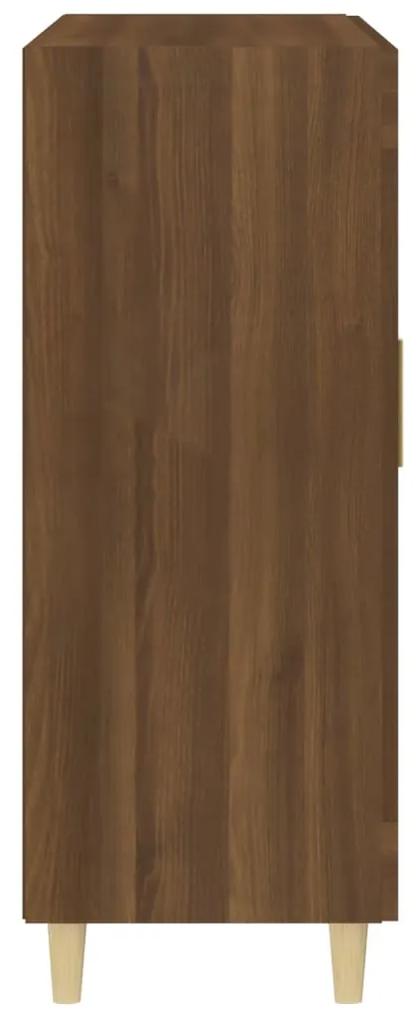 Servanta, stejar maro, 69,5x34x90 cm, lemn prelucrat 1, Stejar brun