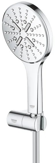 GROHE 26580000 - Set duș de mână RAINSHOWER SMARTACTIVE 130, 1500 mm, crom