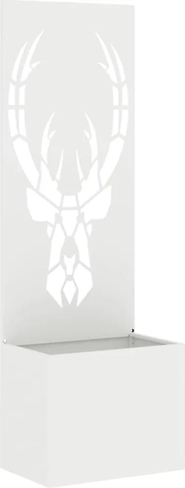 vidaXL Ecran de intimitate pentru grădină Animal Print Alb 50 x 140 cm