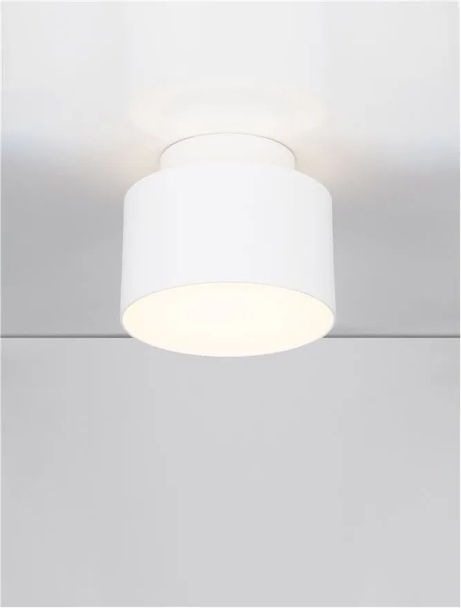 Spot aplicat, Plafoniera LED Ozen alb, 11cm
