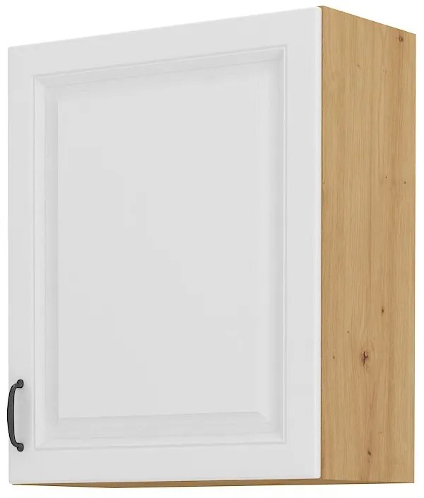 Dulap superior de bucătărie Sheila 60 G 72 1F (stejar artisan + alb). 1032456
