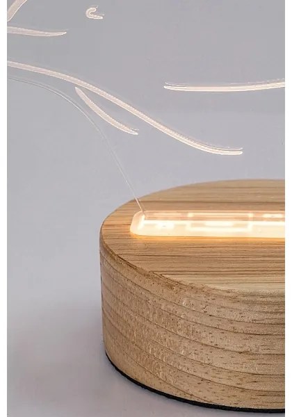 Veioză LED de masă pentru copii AKALI LED/2W/5V 3000K fag delfin Rabalux 76002