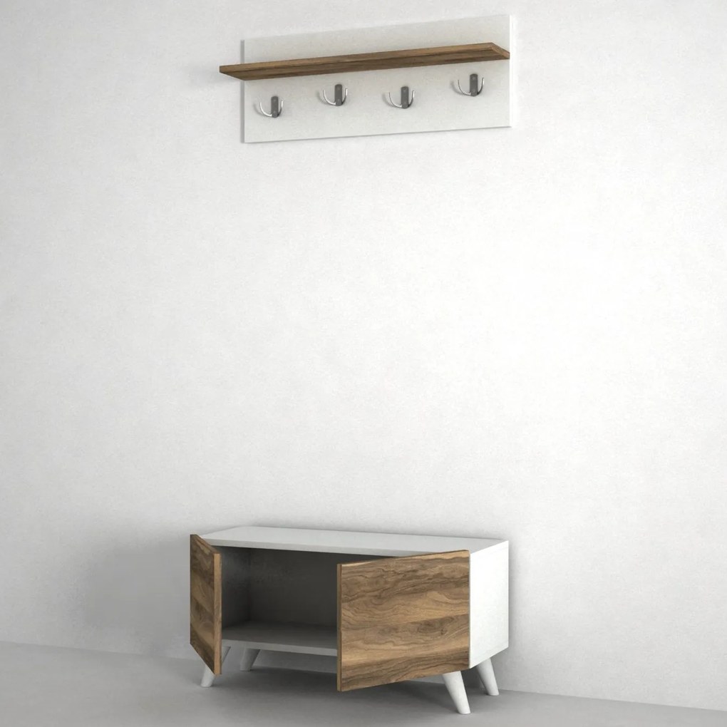 Cuier Lores - White, Walnut