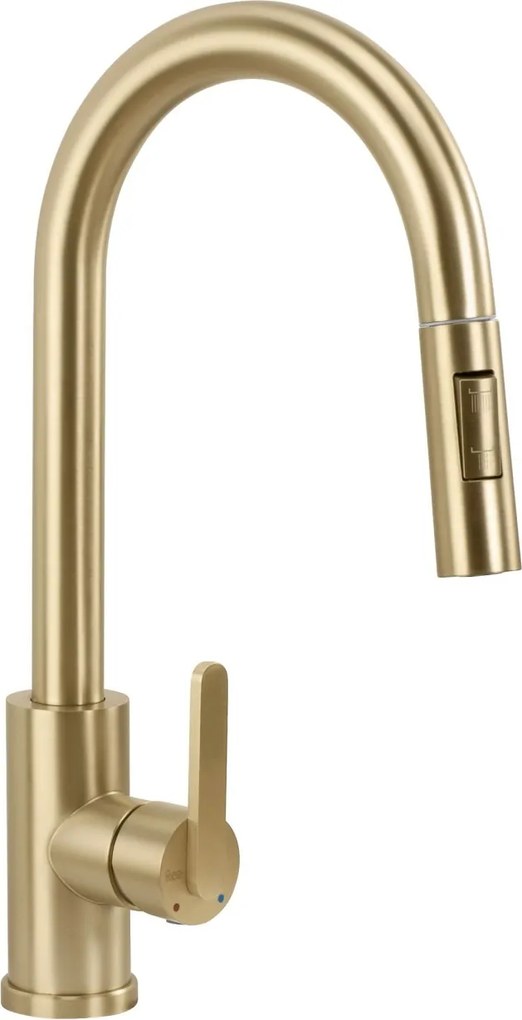 Baterie de bucătărie REA Ontario Brush Gold