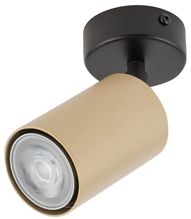 Spot ZOOM 1xGU10/25W/230V negru/aurie