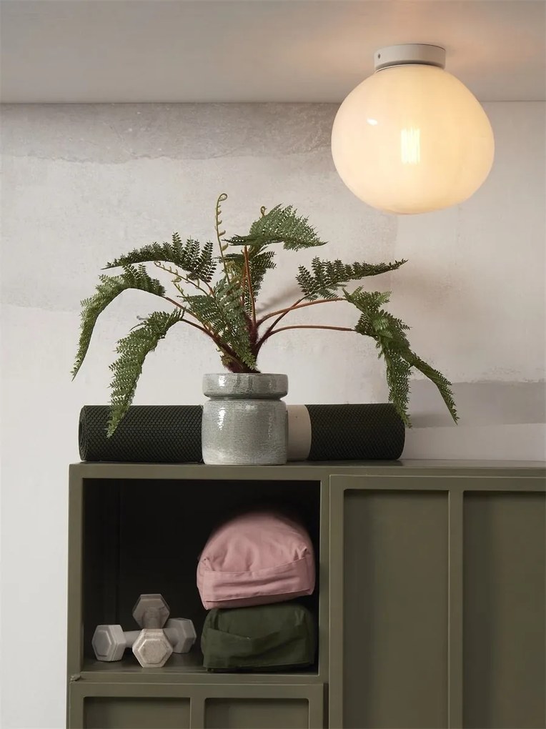 Plafoniera moderna design decorativ Helsinki boulder alba