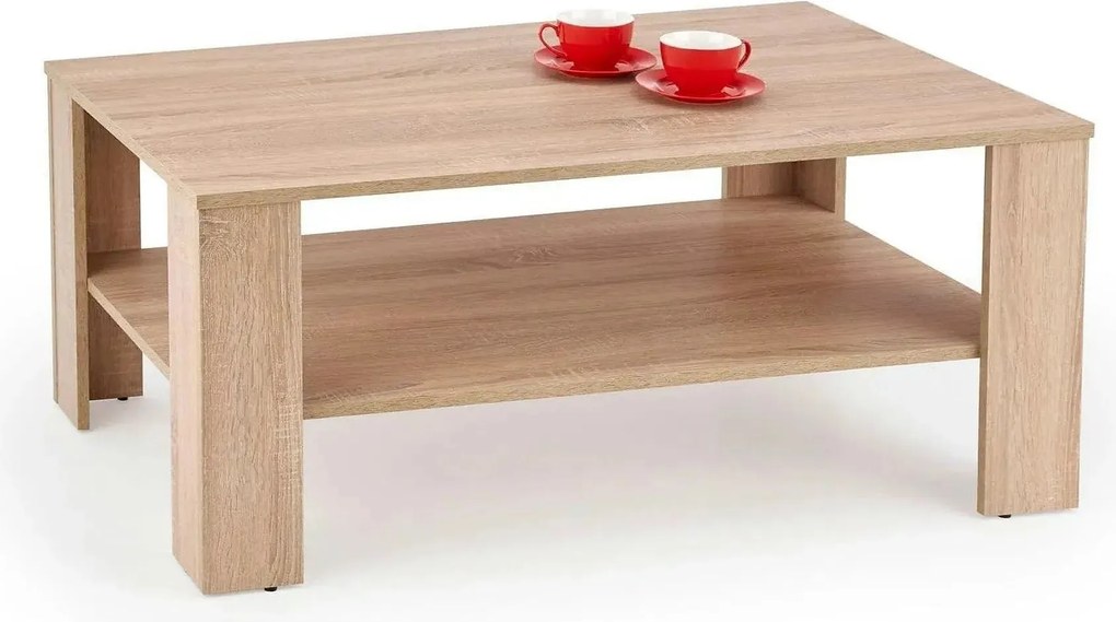Masuta cafea KWADRO, stejar sonoma, 110x65x53 cm