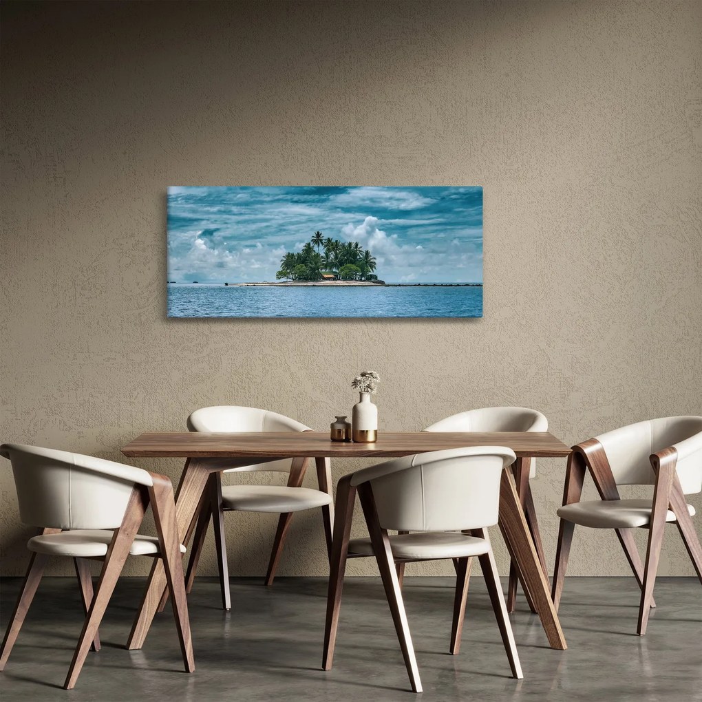 Tablou insula în mare (120x50 cm)