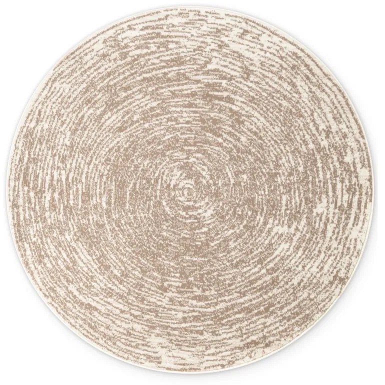 Covor bej-crem rotund ø 120 cm Gloria Cavallo – Hanse Home