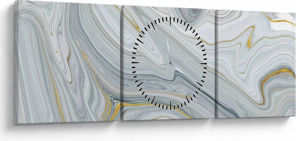 Tablou - Abstracție (cu ceas) (90x30 cm)