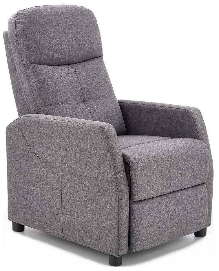 Fotoliu reglabil FELIPE, gri