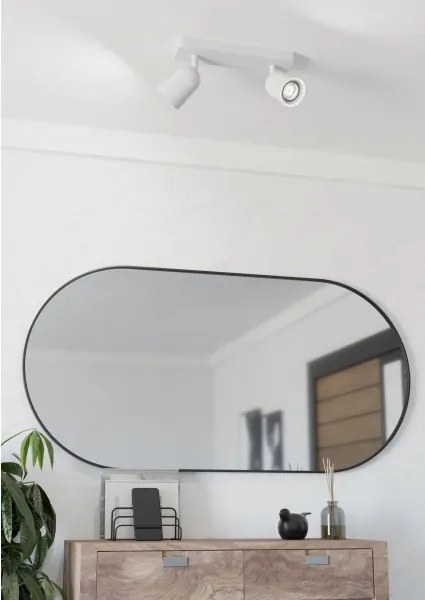 Eglo 901946 - Plafonieră cu spoturi CAMALDOLI, 2x GU10, 10W, 230V, alb