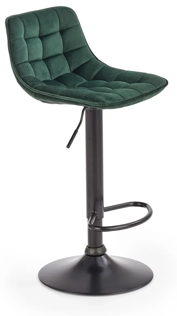Scaun de bar tapitat H-95 - Verde