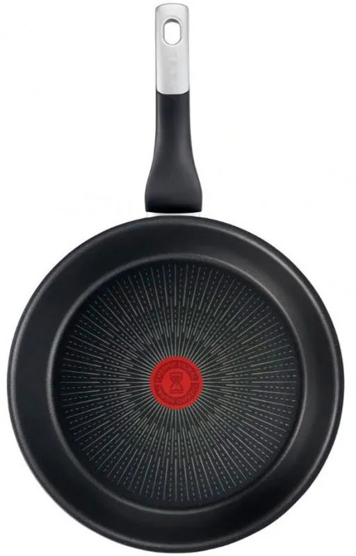 Tigaie Tefal G2550772, 30 cm, Strat Titan, Thermo-Spot, Inductie, Negru