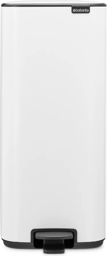 Coș de gunoi alb cu pedală din oțel 30 l Bo – Brabantia