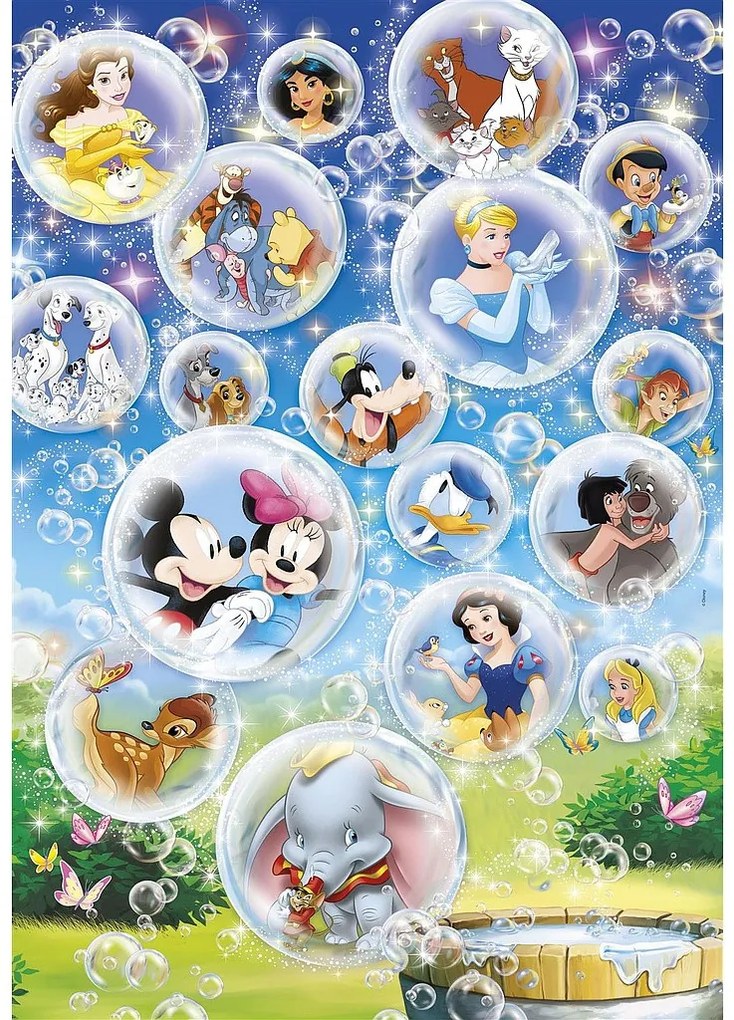 Disney Classics Bubbles Puzzle Clementoni 104 bucăți