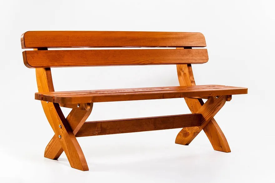Set mobilier gradina Wien, 160 cm, cu scaune, cires, 6 pers.