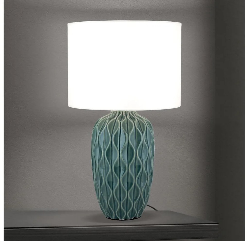 Orion - Lampă de masă TORTUGA 1xE27/40W/230V verde/albă
