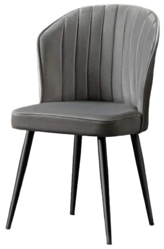 Set de scaune de sufragerie Rubi Grey, 2 buc., 2 buc.