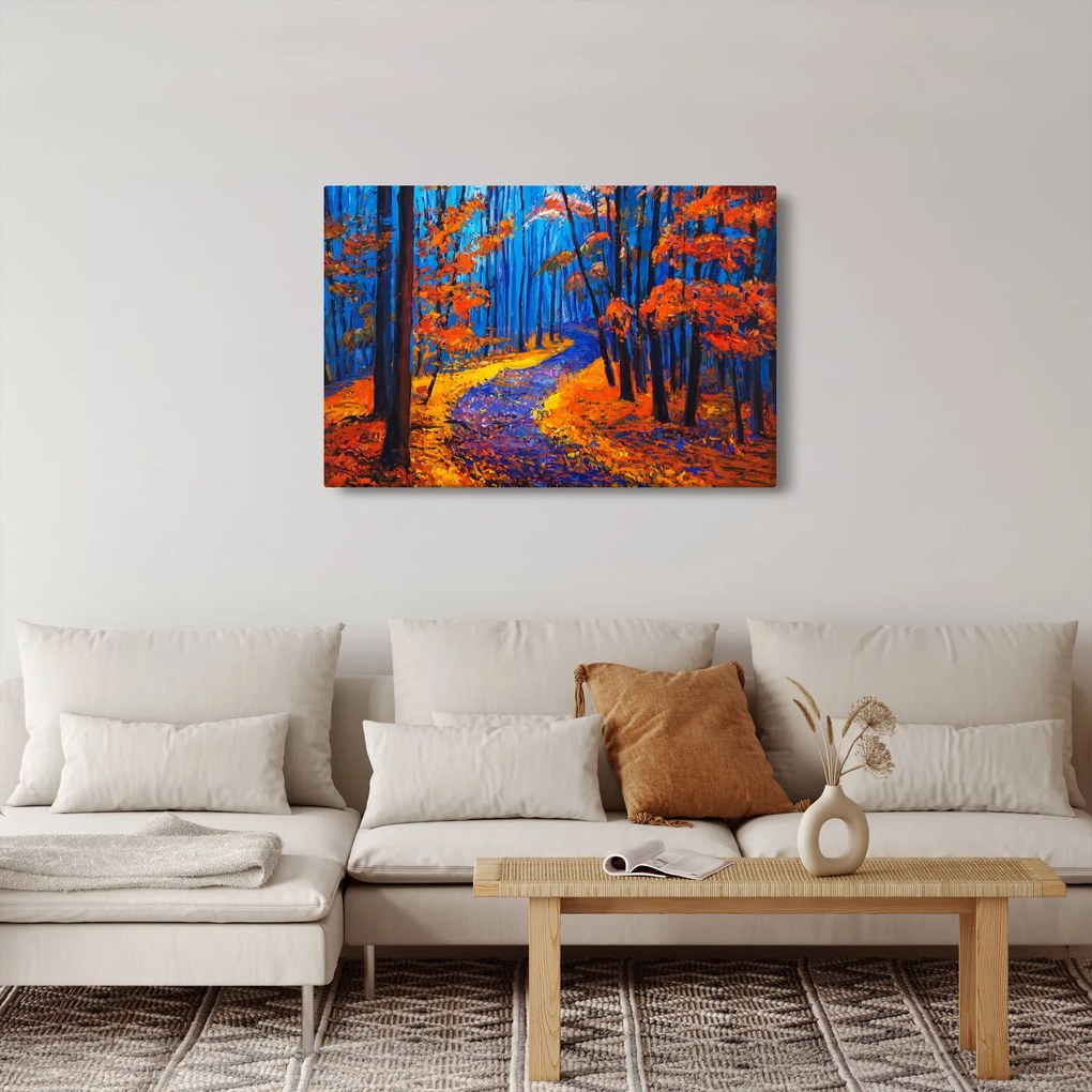Tablou - Pădurea toamna (90x60 cm)