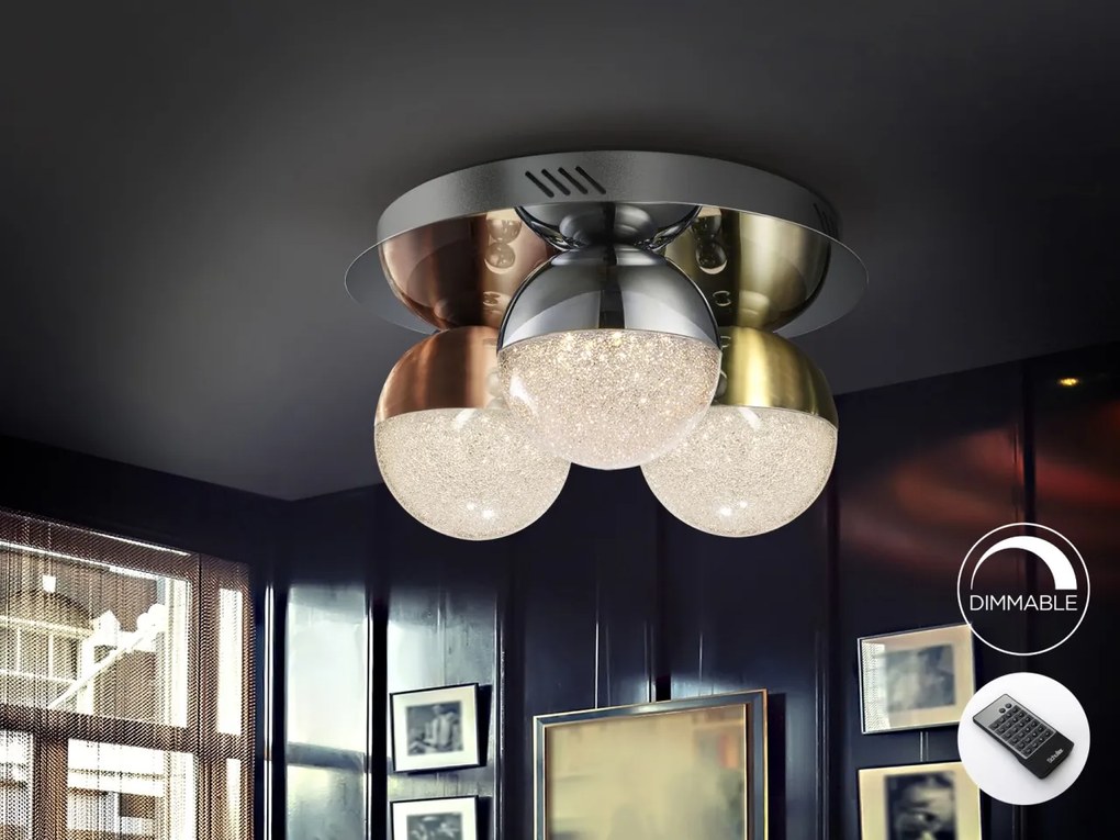 Plafoniera LED dimabila cu telecomanda 30 Sphere SV-794025D