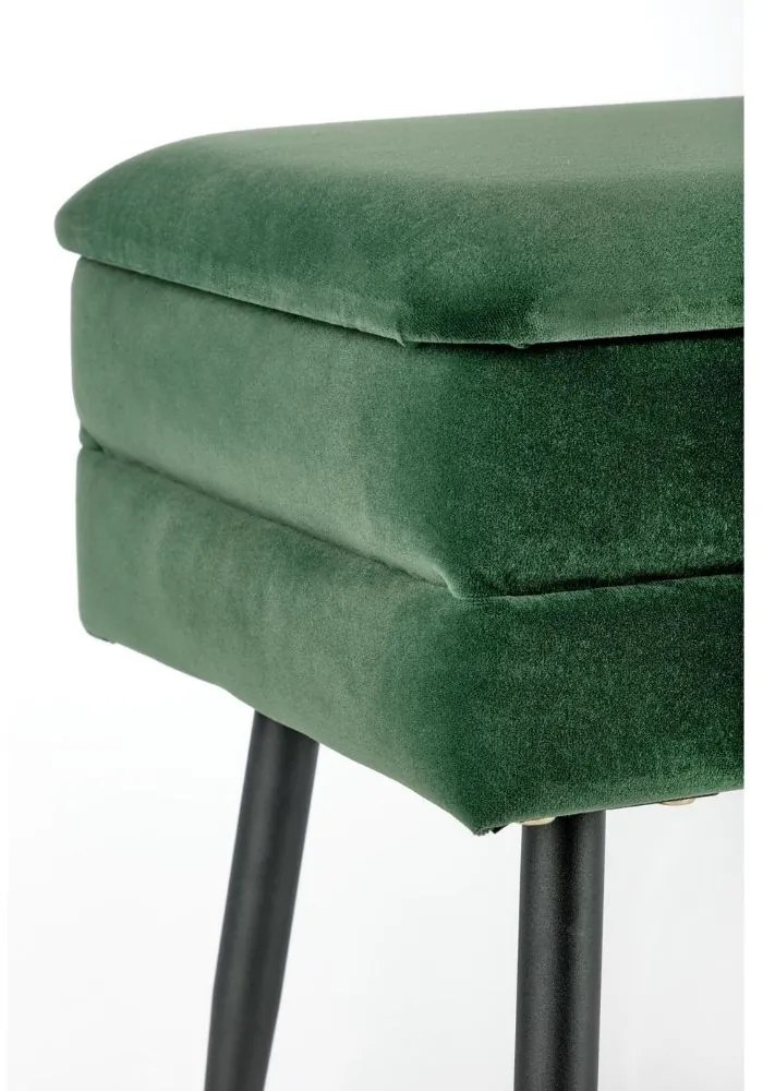 Scaun Velva 1, verde/negru