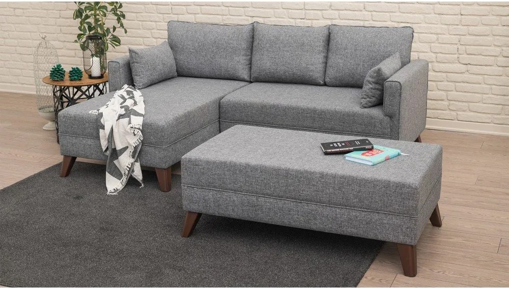 Colțar gri (colț stânga) Bella – Balcab Home