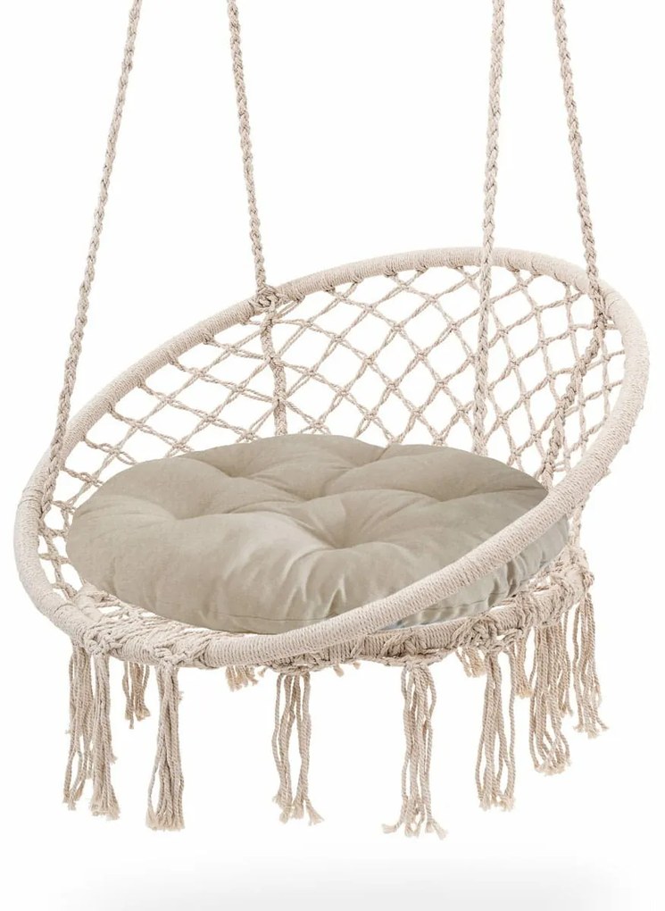 Pernă scaun Domarex XXL Brasil bej, 65 cm