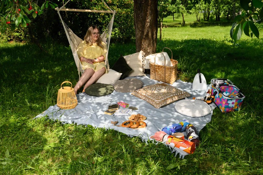 Cos termic pliabil pentru picnic, FLOWERS