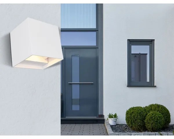 Aplică LED de exterior VERONIKA 2xLED/3W/230V IP44 alb Globo 34168WS