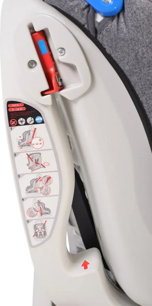 Scaun Auto NOVOKIDS™ Aegis Plus, Transformabil in scoica auto, 0-18 kg, Spatar reglabil 4 trepte, Omologare R-129 i-Size, Centura in 5 puncte, Husa