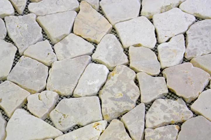 Mozaic de marmură Garth- gresie albă 1 m2