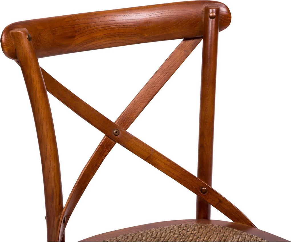 Scaun Thonet din lemn masiv si sezut din ratan