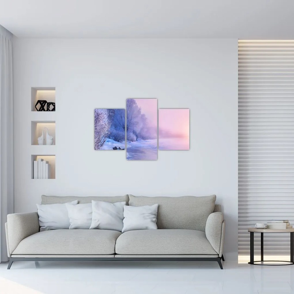 Tablou - Râu înghețat (90x60 cm)