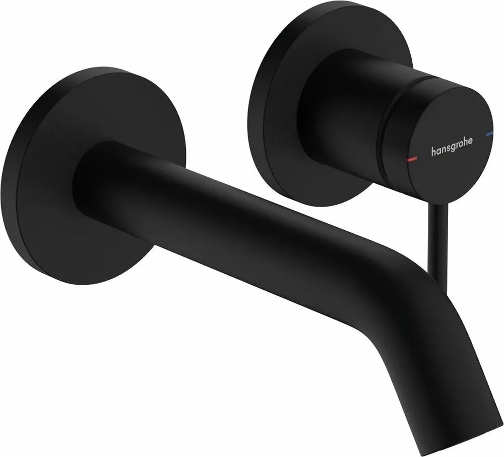Baterie lavoar negru mat Hansgrohe Tecturis S fara corp ingropat