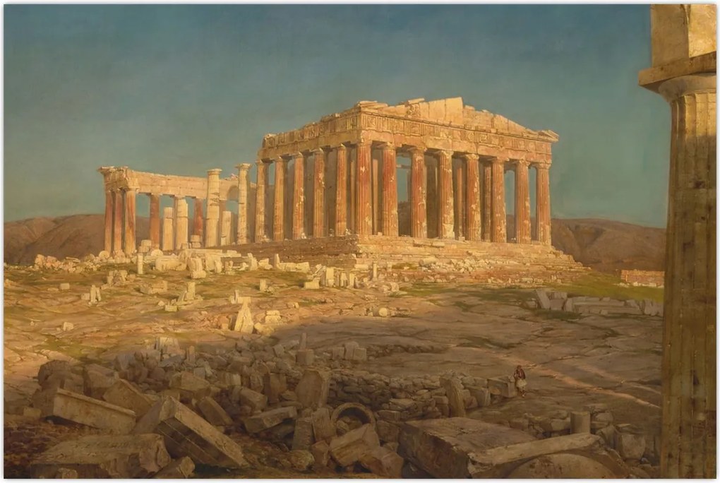 Tablou - Frederic Edwin Church, The Parthenon, reproducere (90x60 cm)