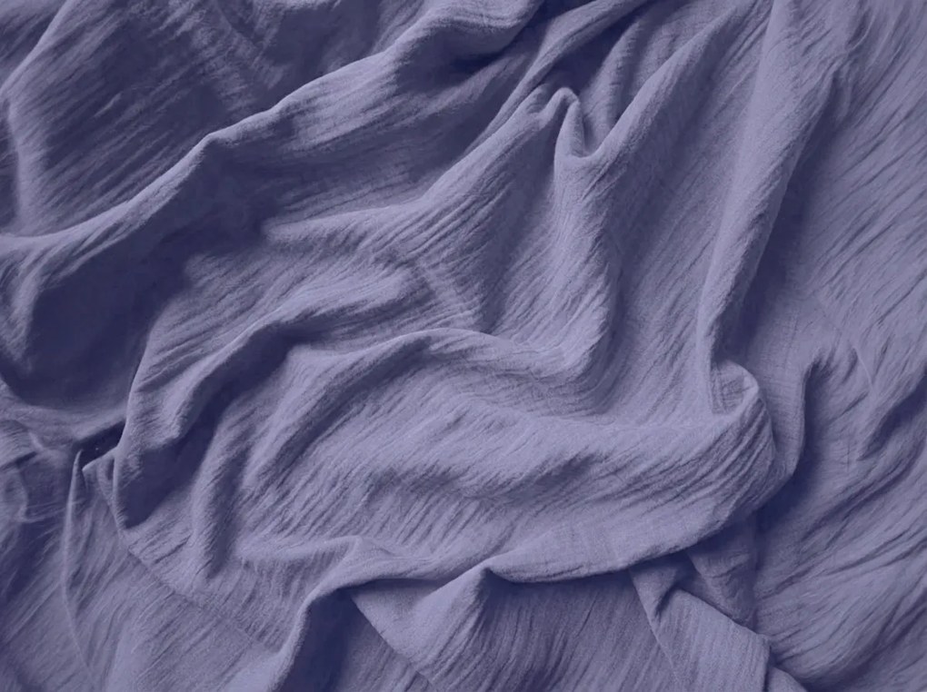 Lenjerie de pat MUSSARI muselin, mov deschis. Dimensiune lenjerie de pat: 70 x 90 cm | 140 x 200 cm