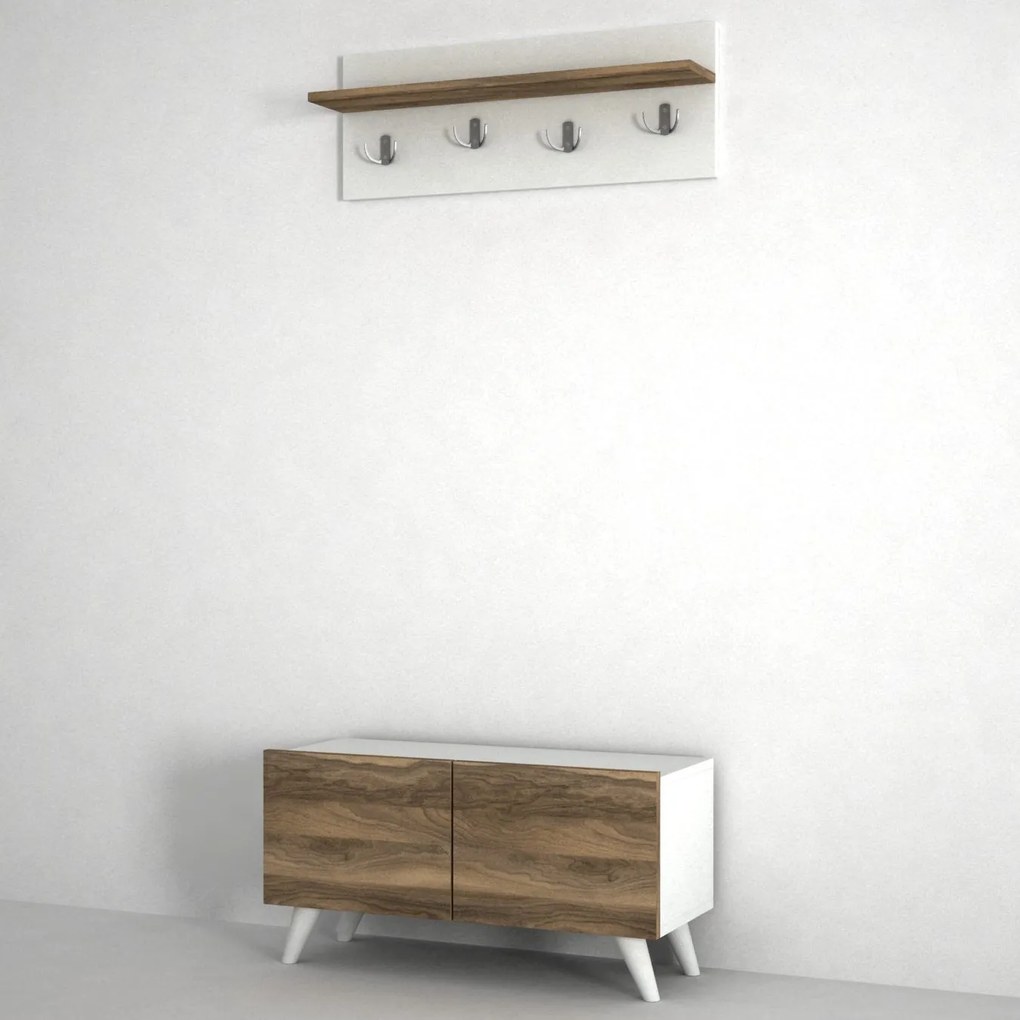 Cuier Lores - White, Walnut