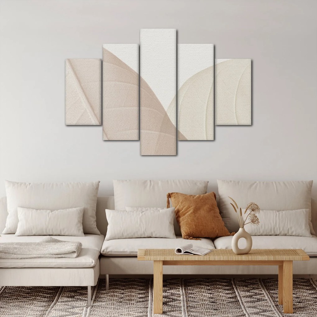 Tablou - Frunze texturate (150x105 cm)