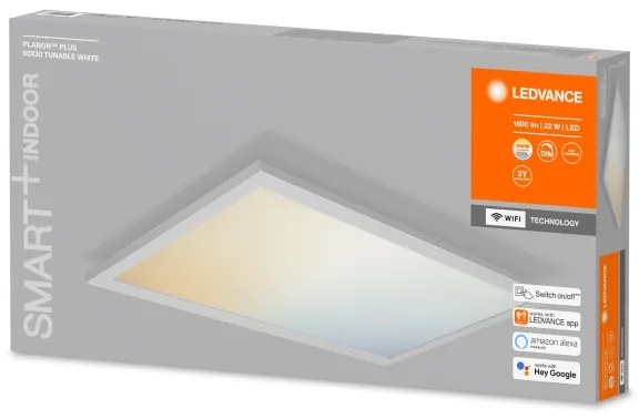 Ledvance - Lumină de plafon cu LED-uri Dimmer SMART + PLANON LED/22W/230V Wi-Fi
