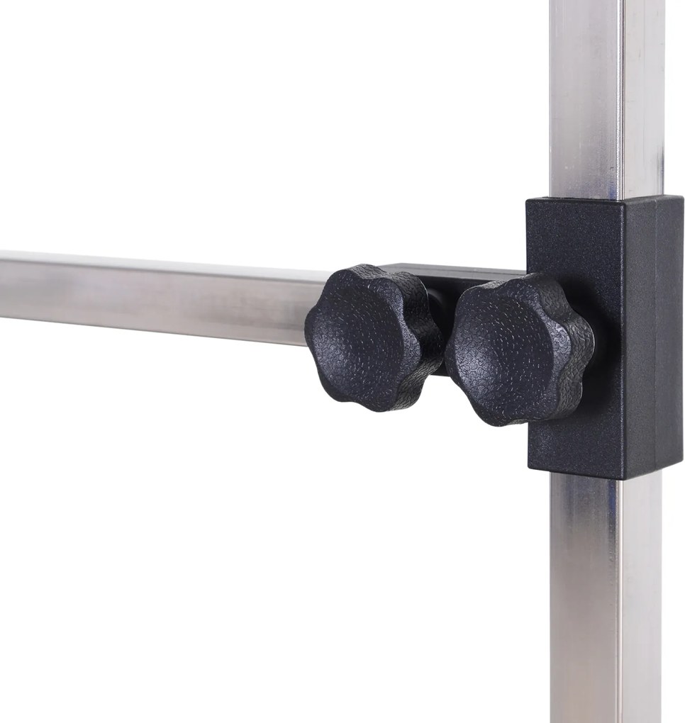 PawHut Masa de Îngrijire a Câinelui Masa de Tuns cu Coș Inferior Masa de Îngrijire a Animalelor de Companie Masa de Frizerie pentru Câini și Pisici până la 100kg Negru | Aosom Romania