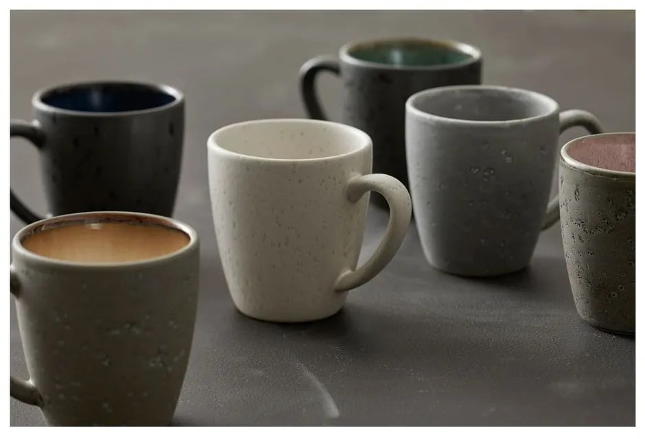 Cană roz/gri din ceramică 190 ml Gastro Mensa – Bitz